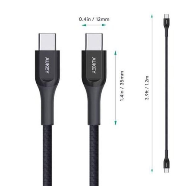 cb-akc3-8_500x_1_1.jpg Aukey CB-AKC3 USB C to C 1.2m Kevlar Cable