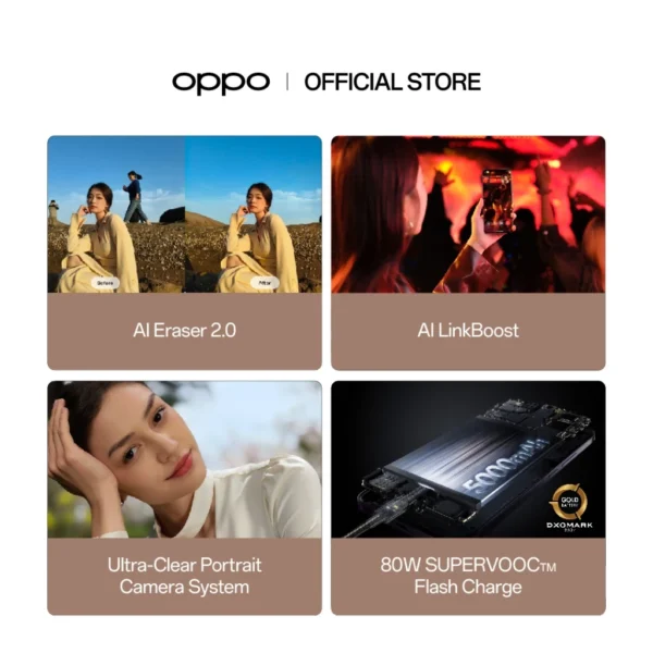 OPPO Reno12 Pro 5G | 12GB RAM + 512GB ROM | AI Eraser 2.0 | AI LinkBoost | Ultra- Clear Portrait Camera
