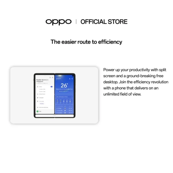 OPPO Find N3 16GB + 512GB | Flagship Performance | Triple Camera System | Efficient Multitasking | 4805mAh